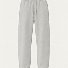 The Loopback Sweatpant in Ash, photographed front on.